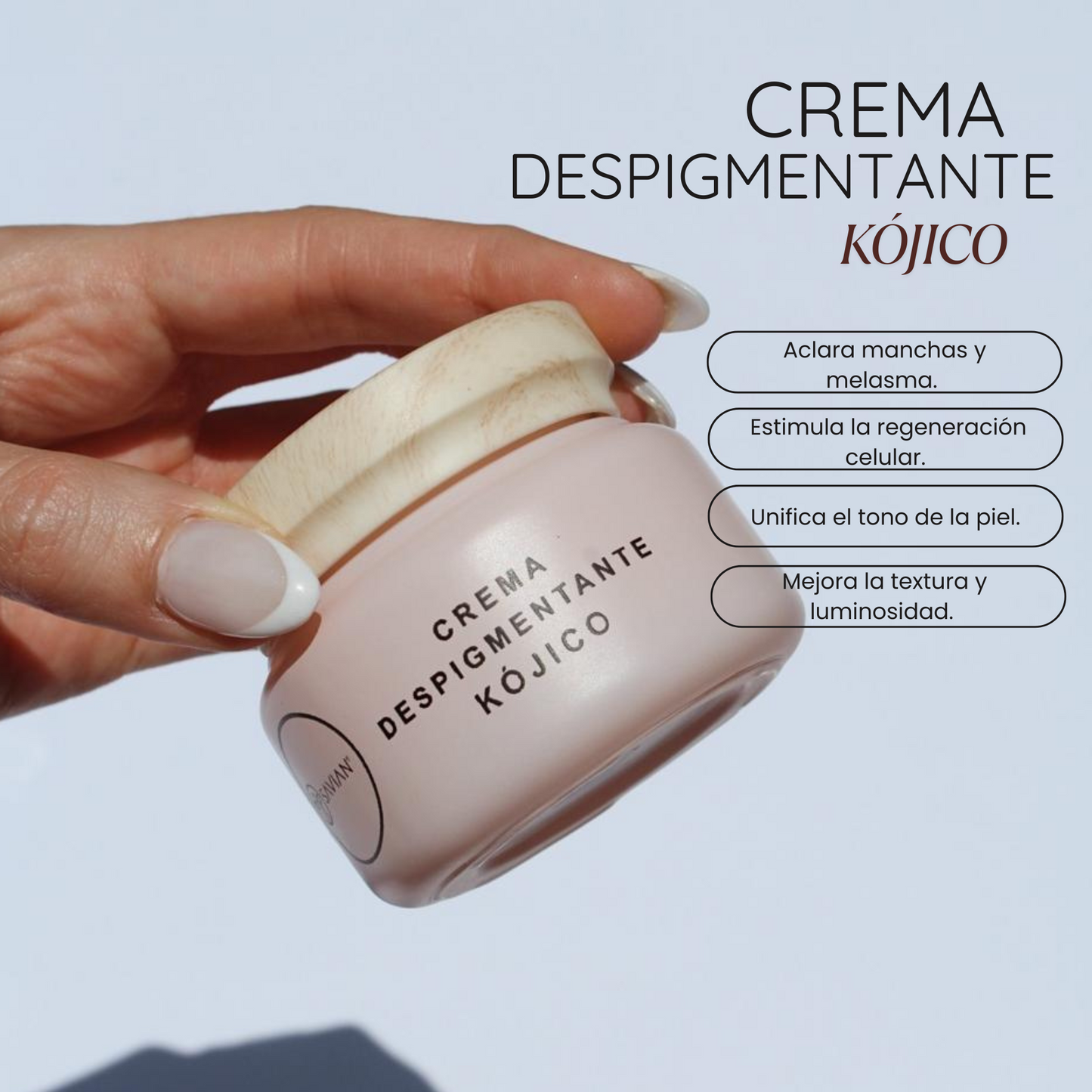 Crema facial  Despigmentante Kójico